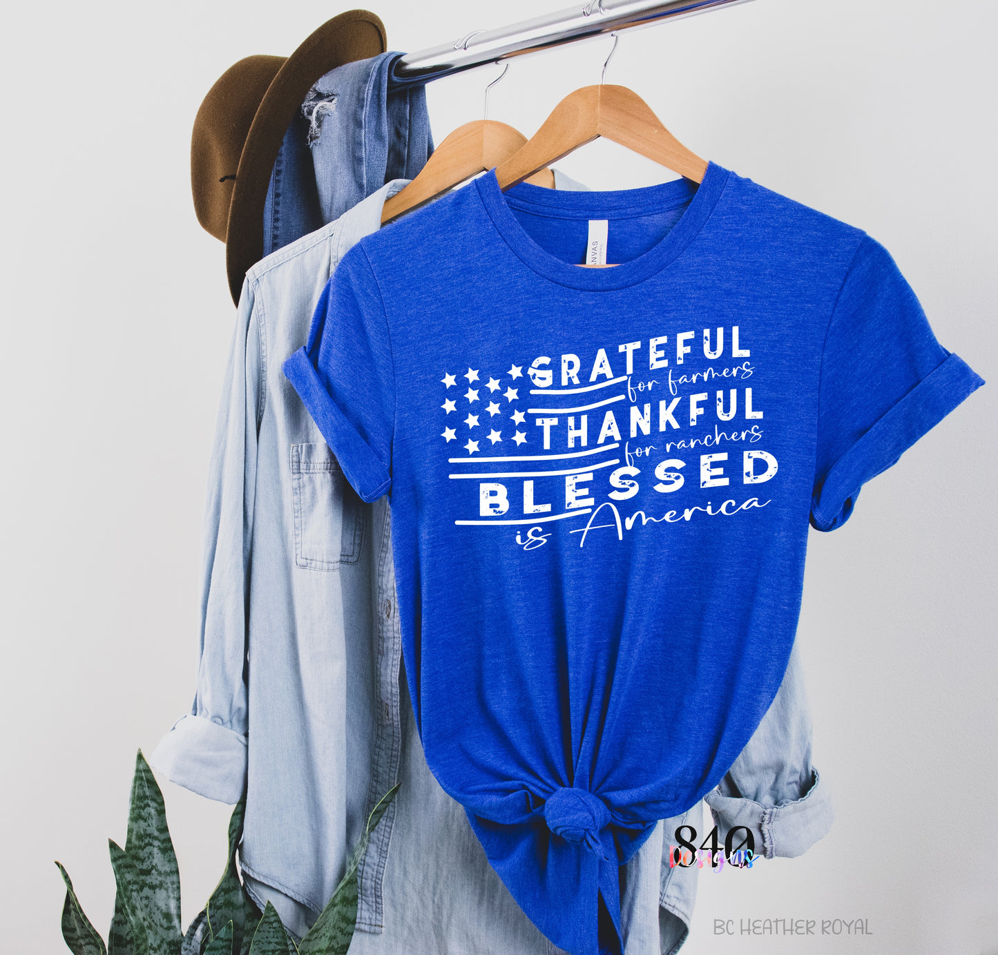 Grateful Thankful Blessed is America - 840 Exclusive
